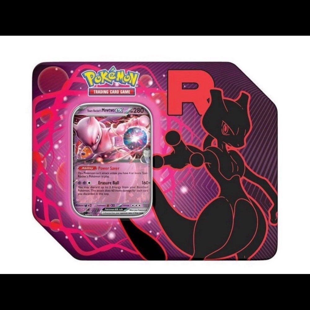 Pokemon Mewtwo Destined Rivals Tin Box